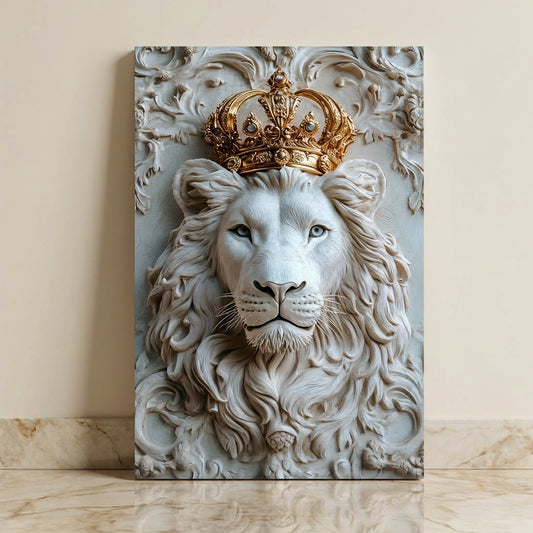 Tableau décoratif LION Cadre américain "ADMIRABLE" NEW