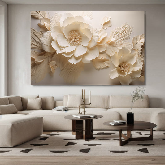 Tableau décoratif florale  -IMAGINAIRE