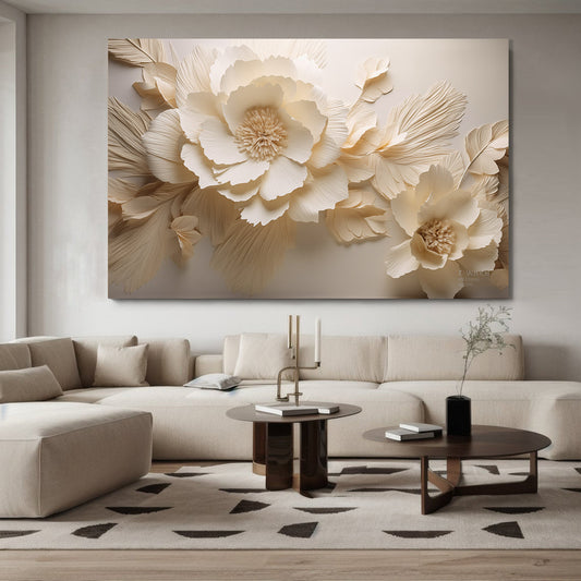 Tableau décoratif florale  -IMAGINAIRE PROMO