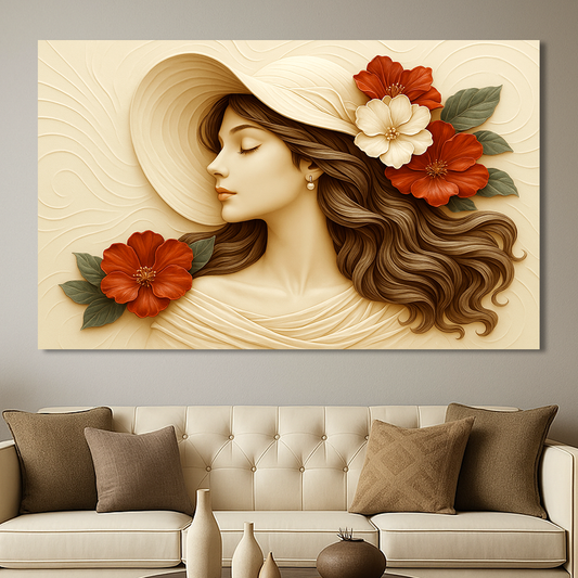 Tableau décoratif florale  -Magique-