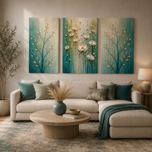 Tableau décoratif florale  - Harmonie Naturelle