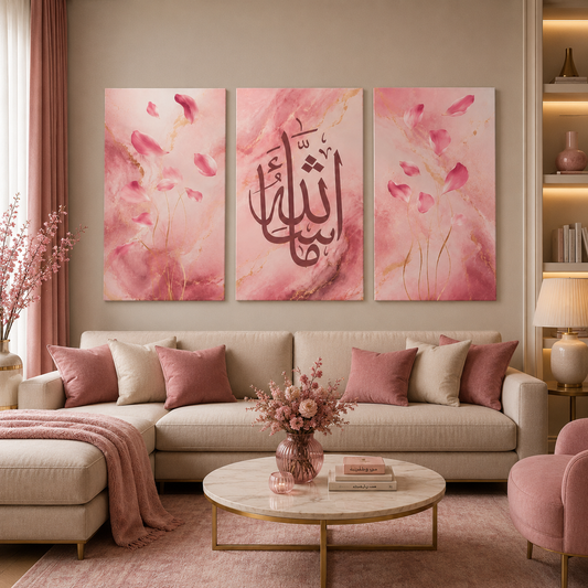 Tableau décoratif florale  - Douce Spiritualité