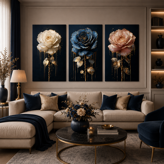 Tableau décoratif florale  - Beauté Obscure