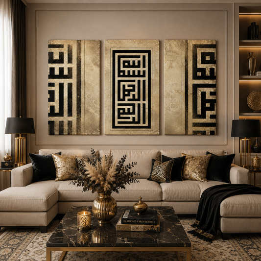 Tableau décoratif florale  - Lumière Islamique