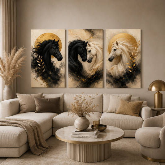 Tableau décoratif florale  - Contraste Élégant