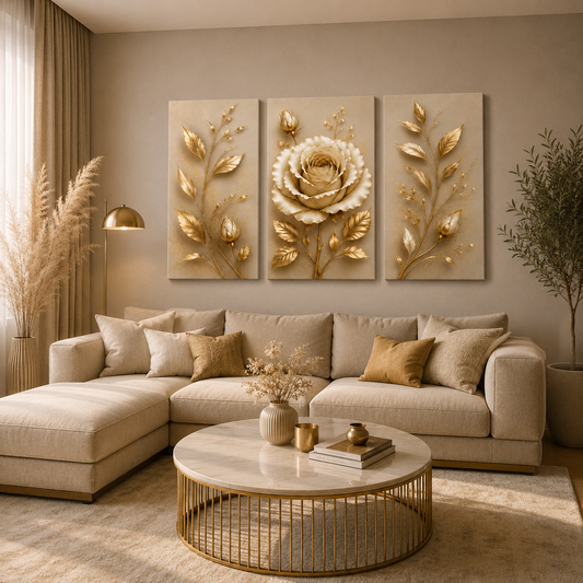 Tableau décoratif florale  - Fleur Élégante