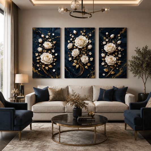 Tableau décoratif florale  - Symphonie Royale