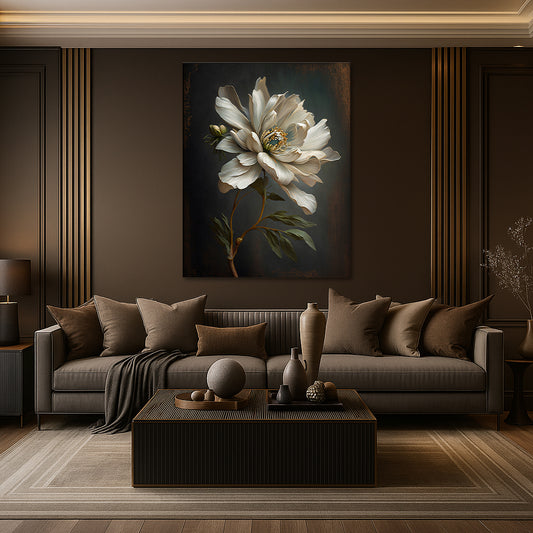 Tableau décoratif florale - Peonies - "Ethereal"