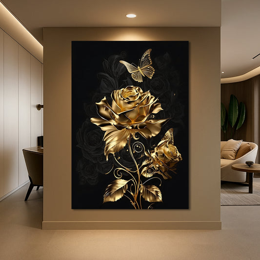 Tableau décoratif florale - Roses - "Harmonie"