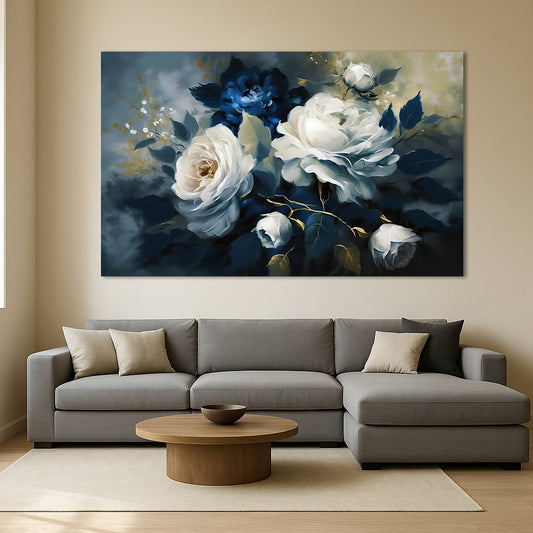 Tableau décoratif florale - Roses - "Grâce"