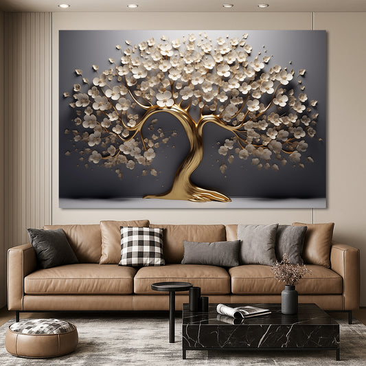 Tableau décoratif florale  -FANTAISIE