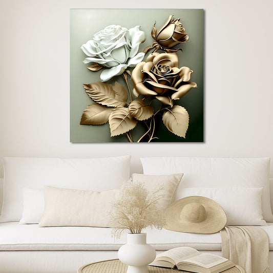 Tableau décoratif florale - Roses - "Magique"