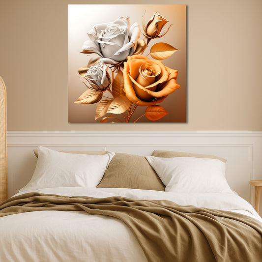 Tableau décoratif florale - Roses - "Fascination"