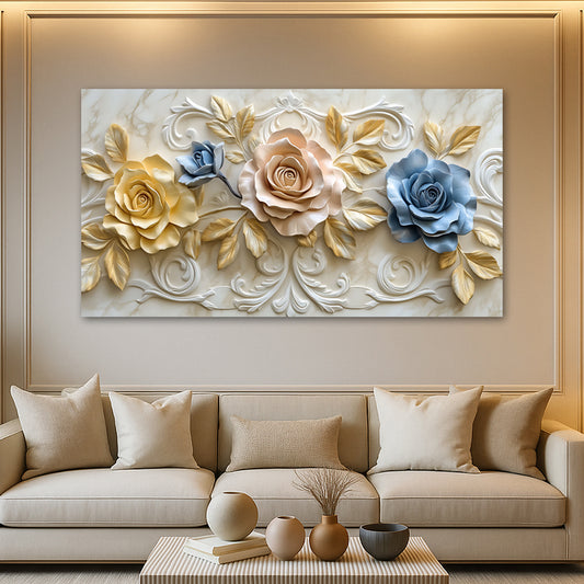 Tableau décoratif florale  -Émerveillement-