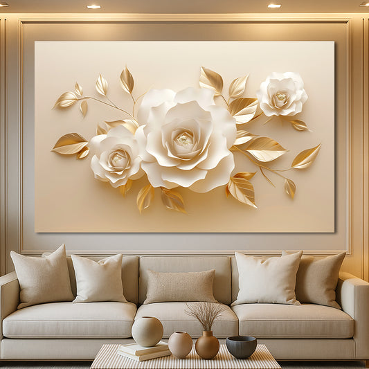 Tableau décoratif florale  - Cadre américain "Harmonie