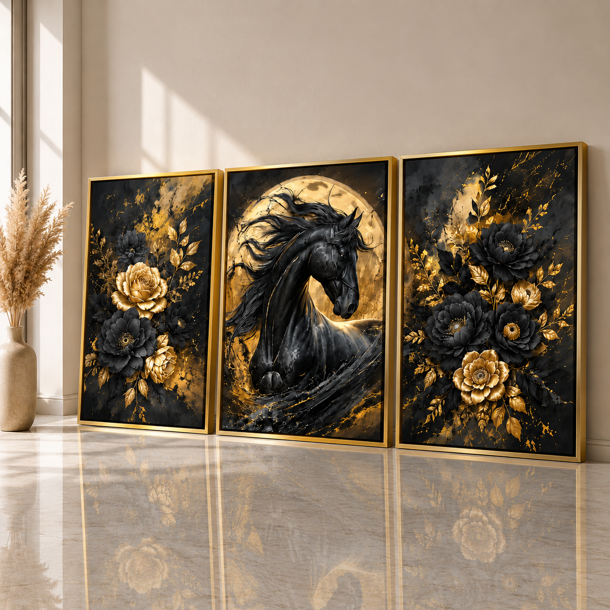 Tableau décoratif florale  - Douce Élégance