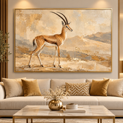 Tableau Gazelle Grâce Sauvage