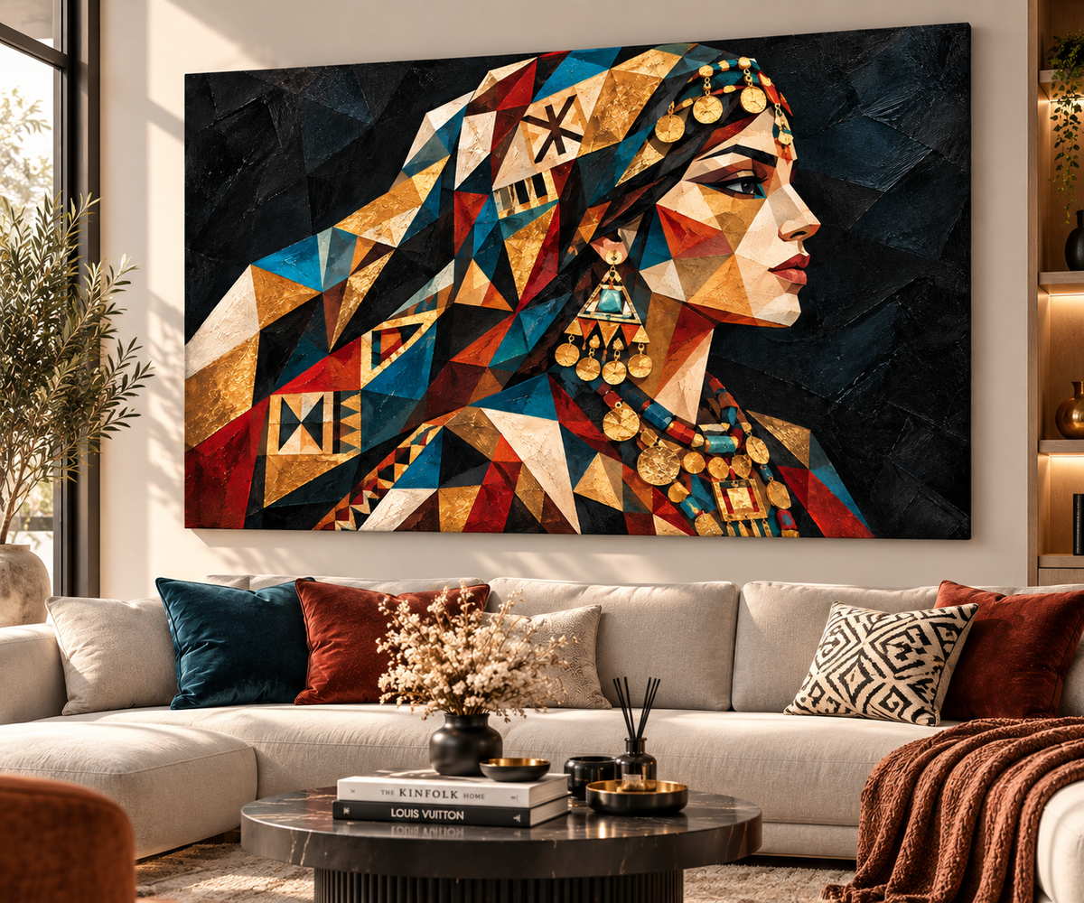 Tableau Femme Amazighe Moderne
