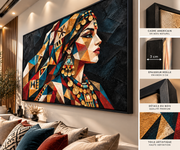 Tableau Femme Amazighe Moderne