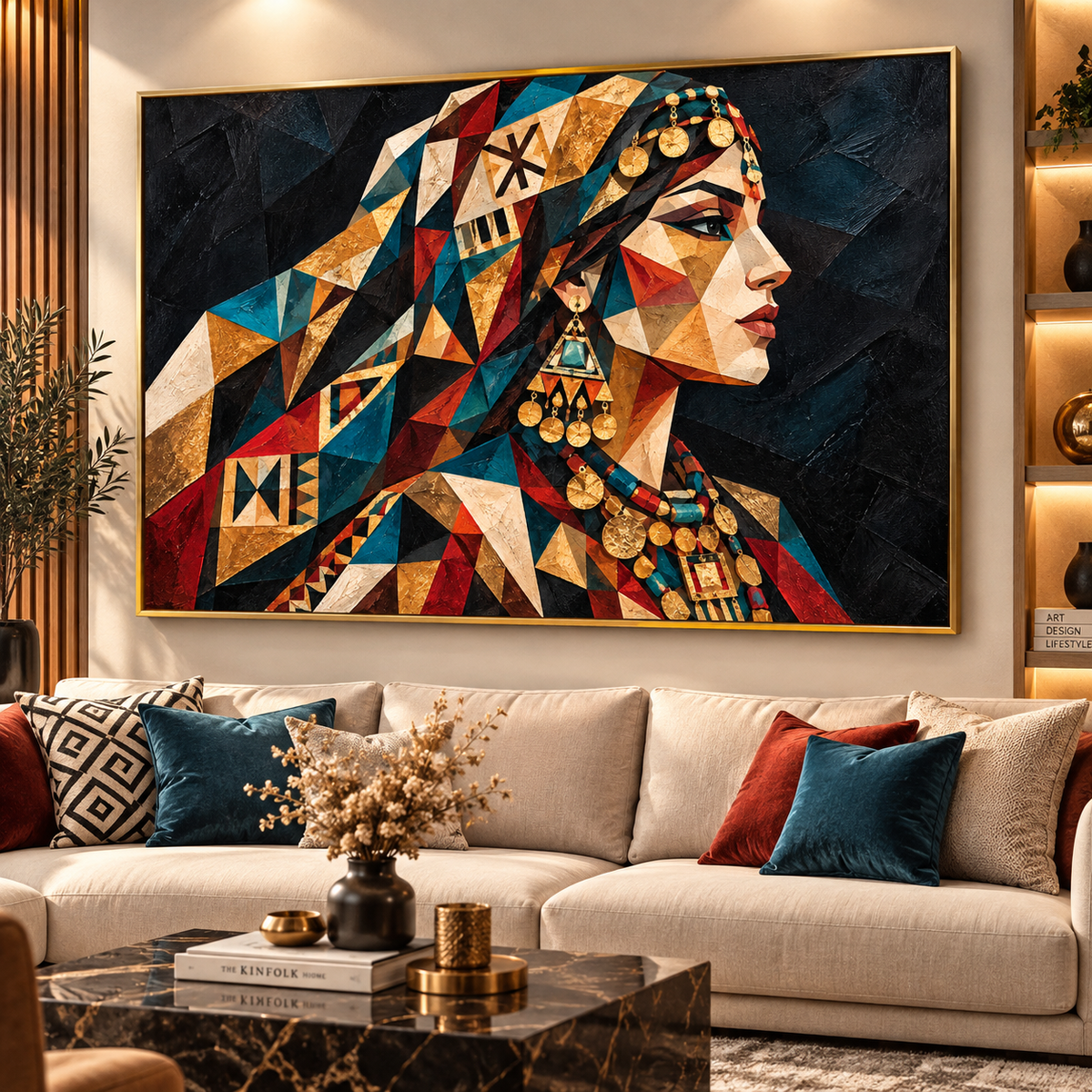Tableau Femme Amazighe Moderne