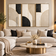 Tableau Harmonie Abstraite Beige