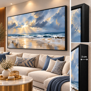 Tableau Horizon Marin Doré