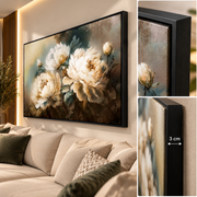 Tableau Pivoines Élégance Dorée