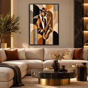 Tableau Jazz Élégance Dorée