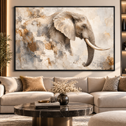 Tableau Éléphant Force Majestueuse