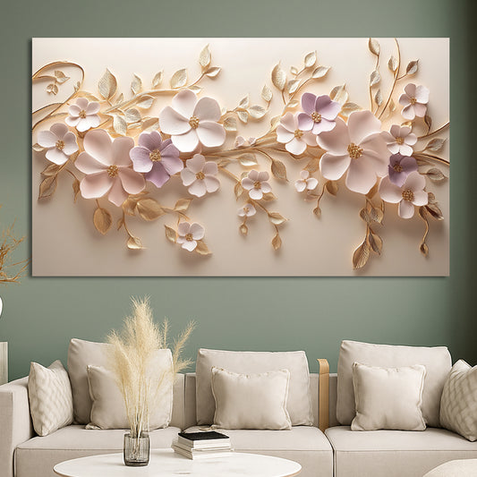 Tableau décoratif florale - Cadre américain "Luminous"
