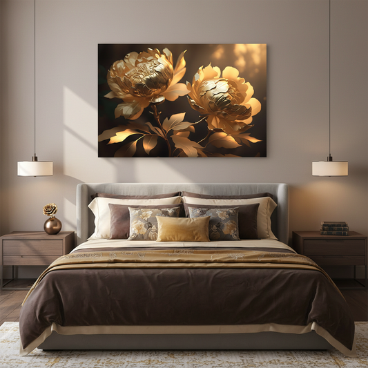 Tableau décoratif florale - Peonies - "Fascination