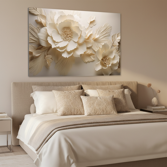 Tableau décoratif florale  -IMAGINAIRE