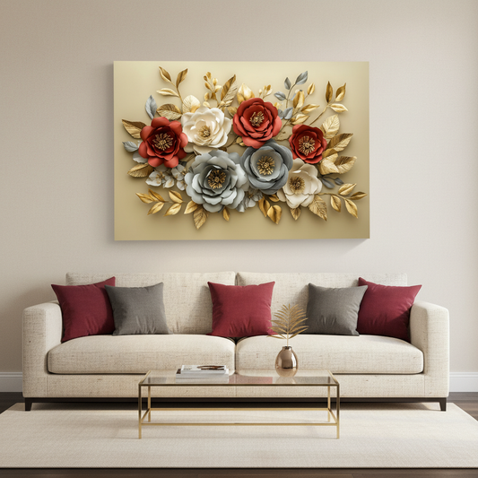 Tableau décoratif florale  -Fascination