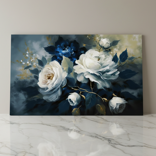 Tableau décoratif florale - Roses - "Grâce" NEW
