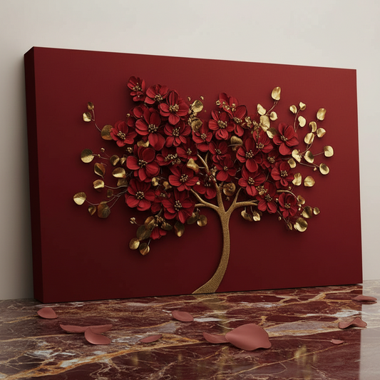 Tableau décoratif florale  - Cadre américain "Élégance NEW