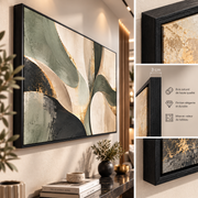 Tableau Abstrait Harmonie Naturelle