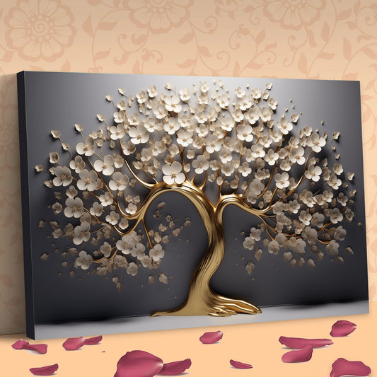 Tableau décoratif florale  -FANTAISIE-
