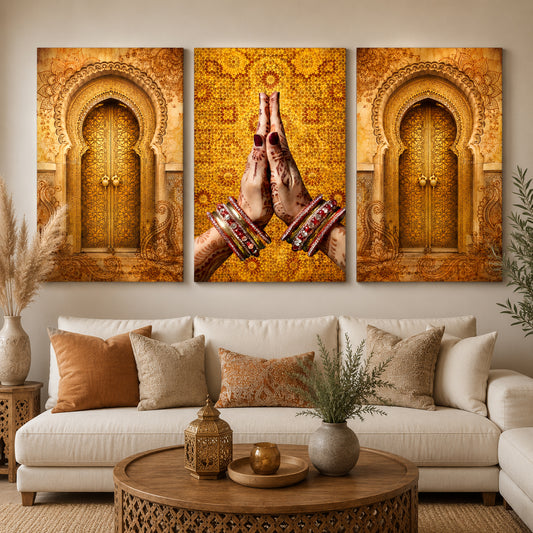 Tableau décoratif florale  - Essence Marocaine