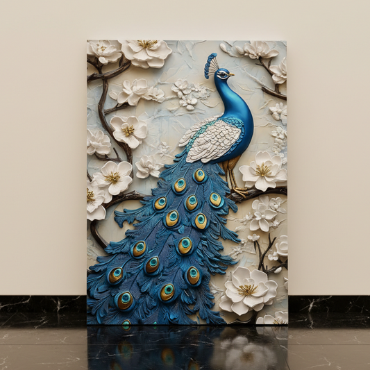 Tableau décoratif paon Cadre américain "ADMIRABLE" NEW