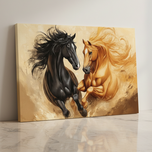Tableau décoratif les Chevaux Cadre américain "Magnificent" NEW