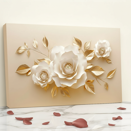 Tableau décoratif florale  - Cadre américain "Harmonie NEW