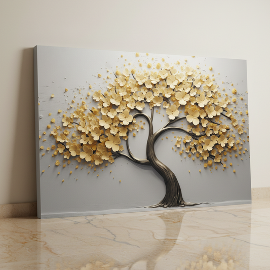Tableau décoratif florale  -Textures envoûtantes- Cadre américain NEW